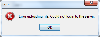 error uploading file message 2